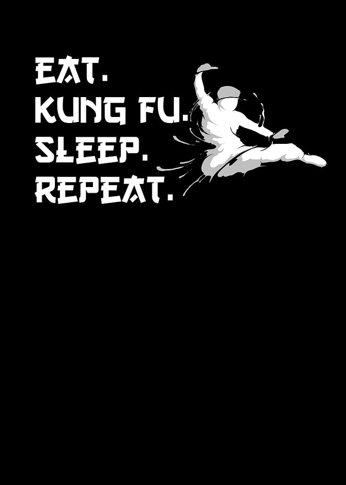 eat kung fu sleep repeat