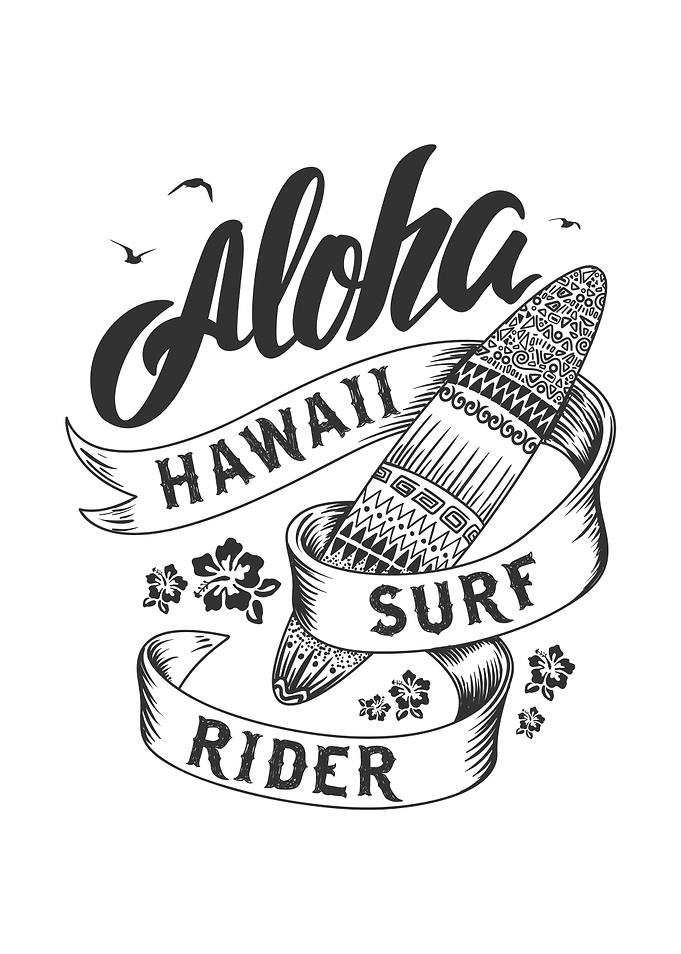Aloha Hawaii Surf Rider