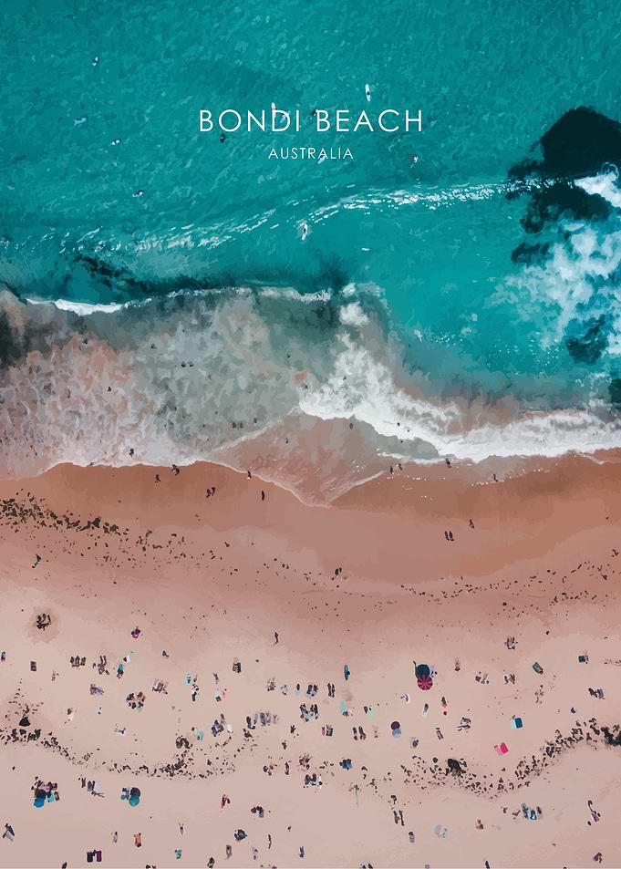 Bondi Beach Sydney Artwork