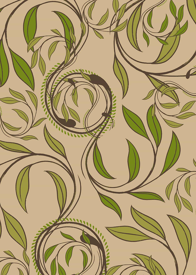 Plant creeping leaf