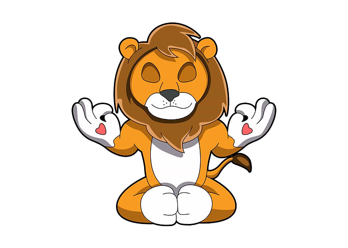 Lion Yoga Meditate