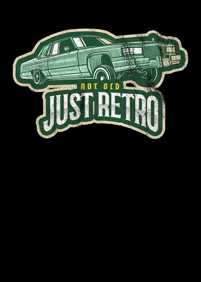 Not Old Just Retro Design
