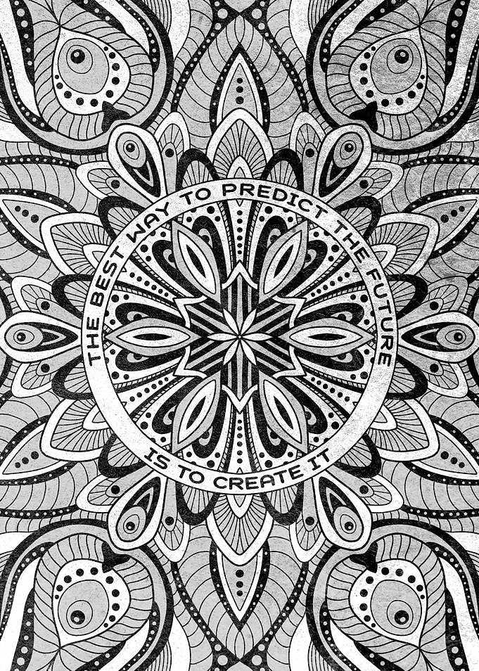 MANDALA QUOTE Make Future