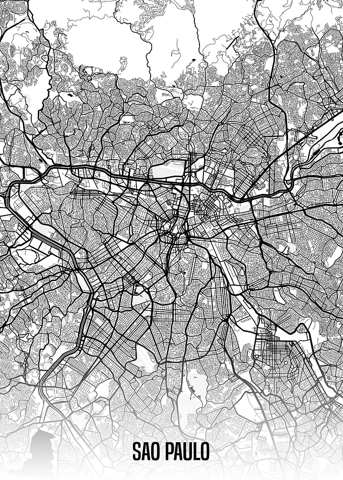 Sao Paulo map