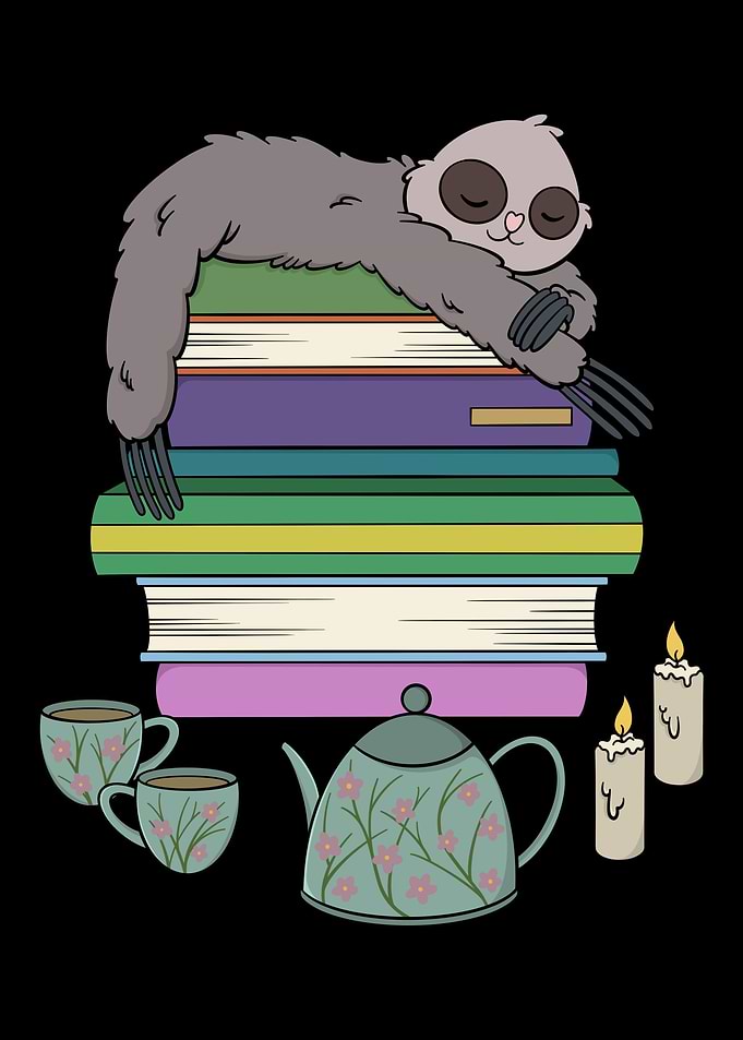 Hygge Scandinavia sloth