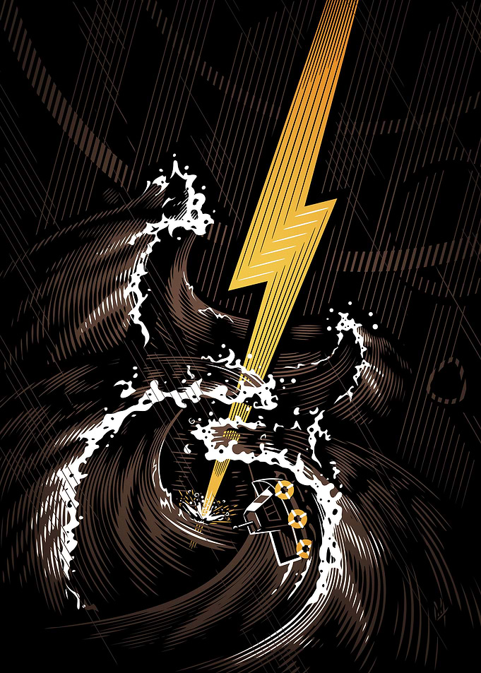 Electric Guitar Storm
