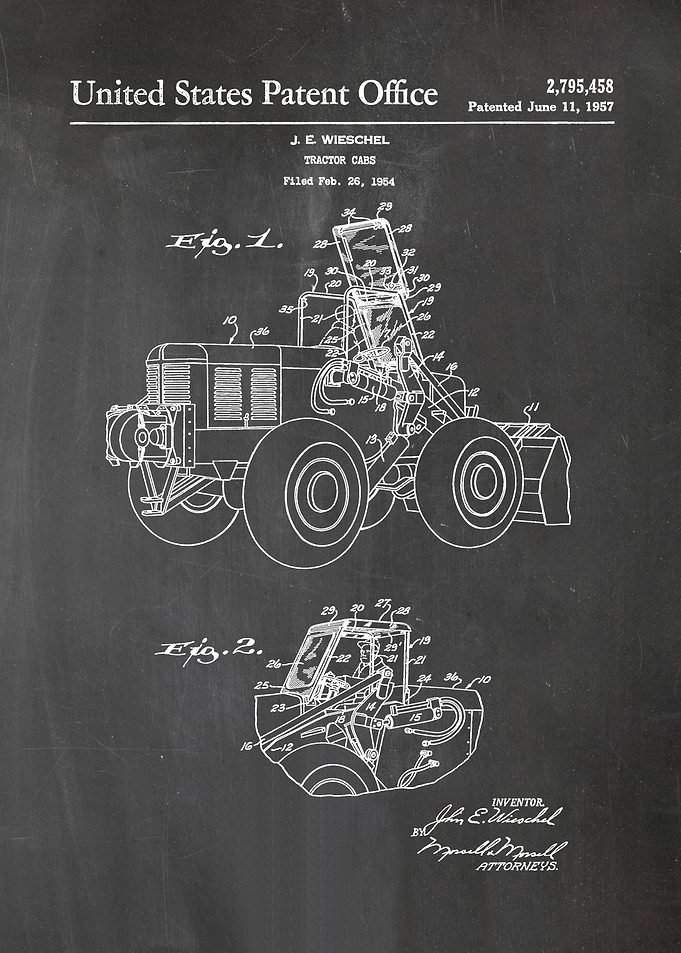 26 1957 Tractor Patent Pr