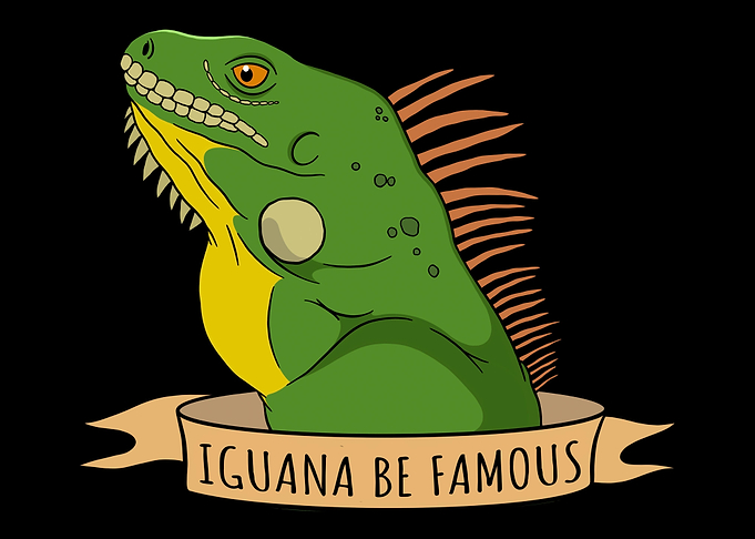 Iguana pun Reptile Lizard