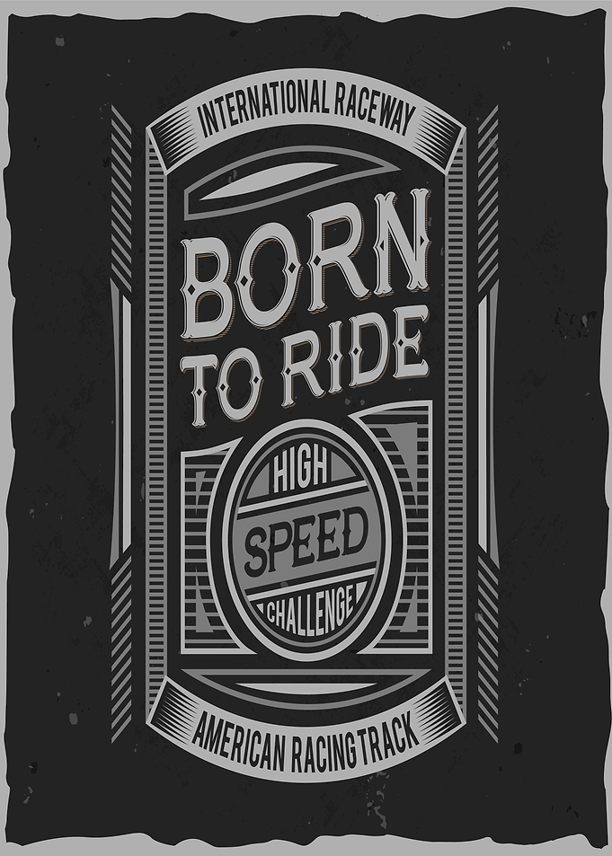 vintage label design