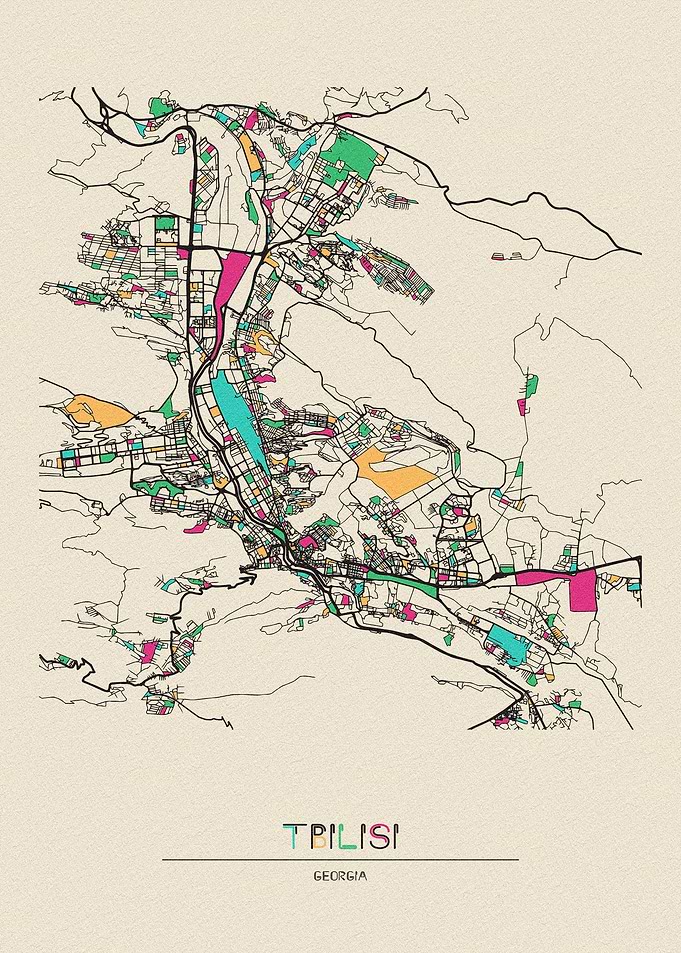 Tbilisi Map