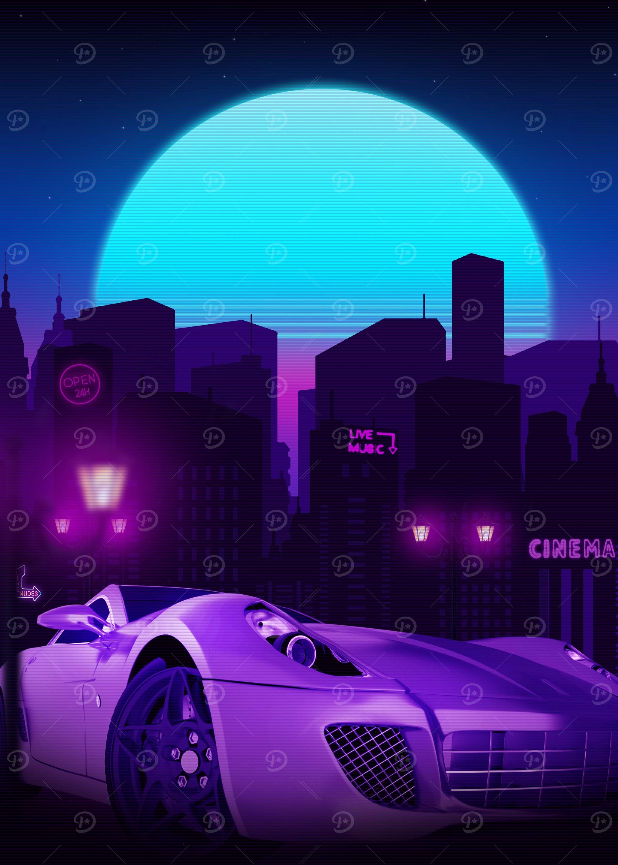 lamborghini 80s retro