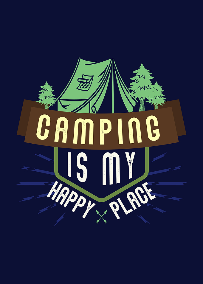 Camping is my happy place