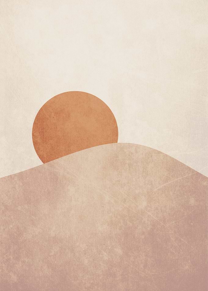 Abstract sun landscape