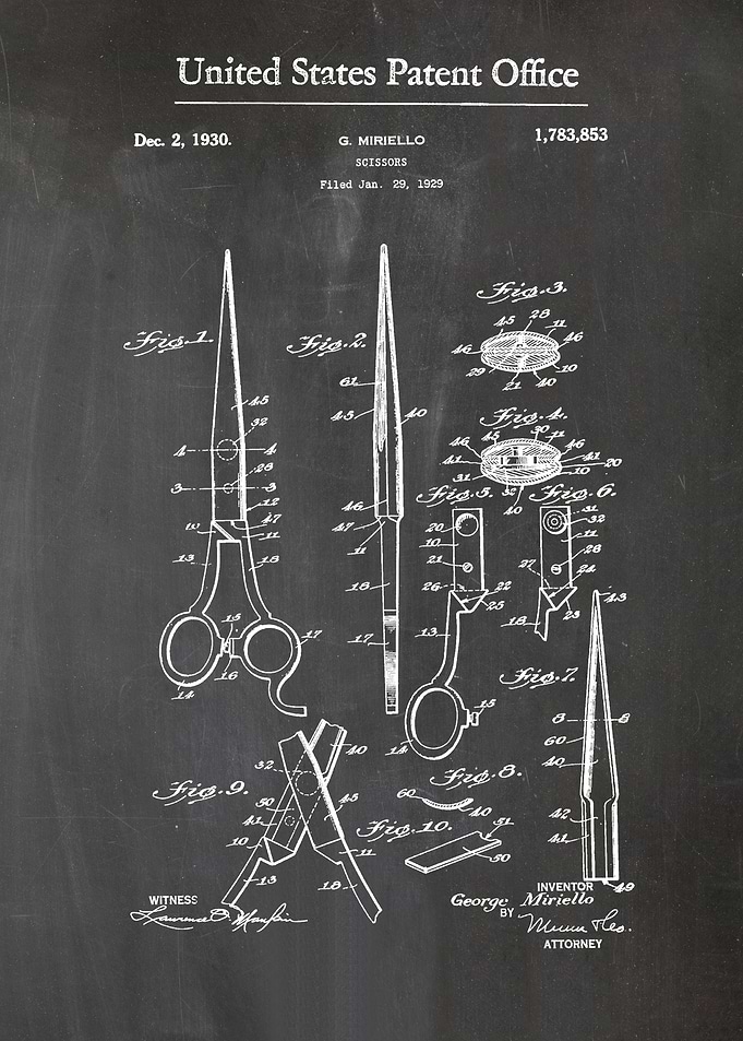 19Scissors Patent
