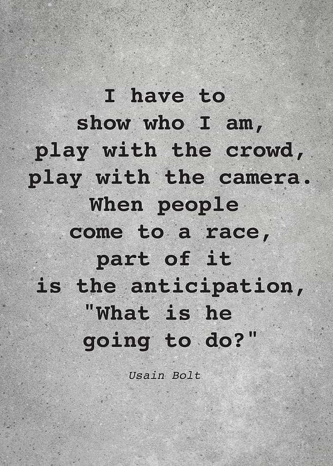 Usain Bolt Quote L027