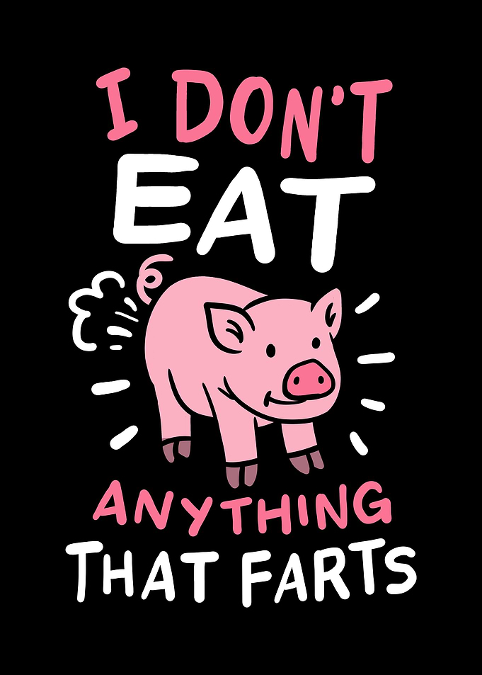 Vegan Vegetarian Pig