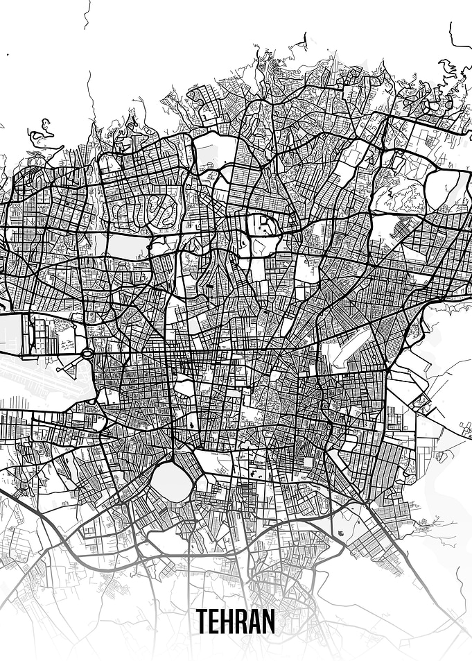 Tehran map