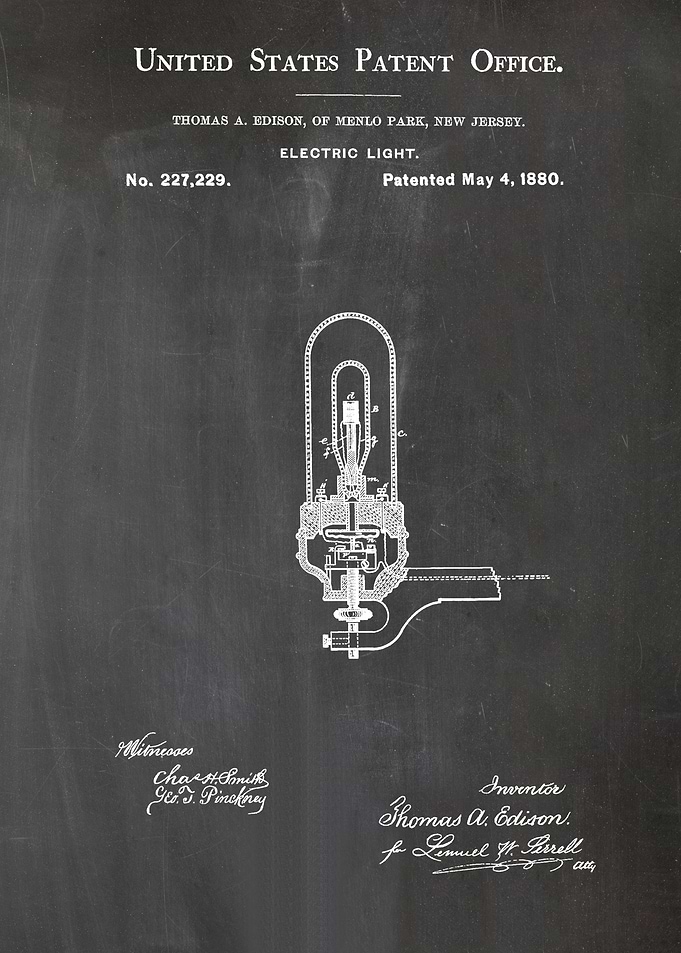 30 Electric Light Patent