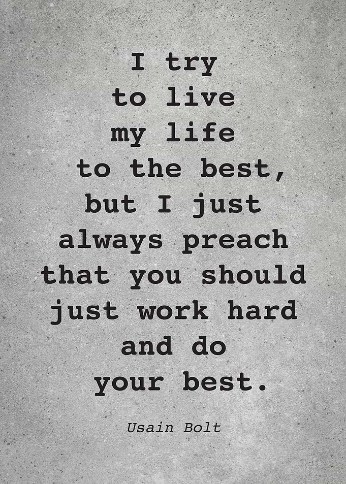 Usain Bolt Quote L021