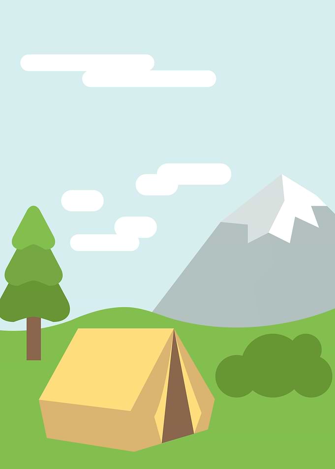 camp during the day