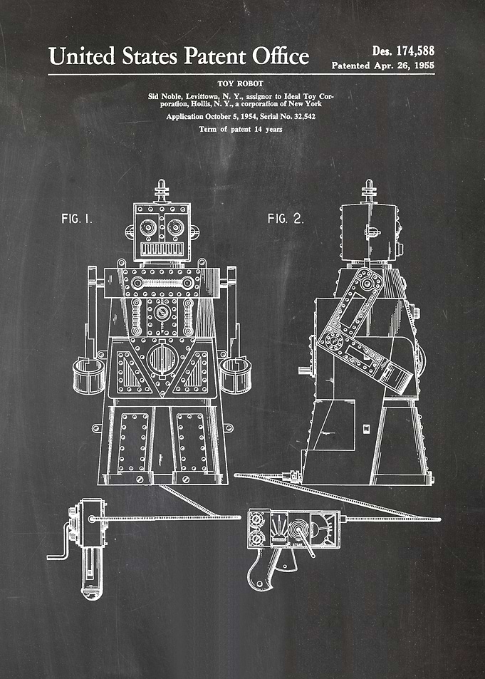 45 Robert the Robot Toy P