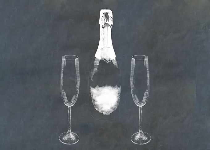 Sparkling Wine Bottle