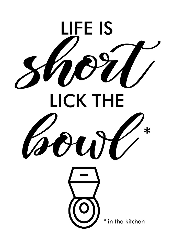 LIFE IS SHORT Funny White