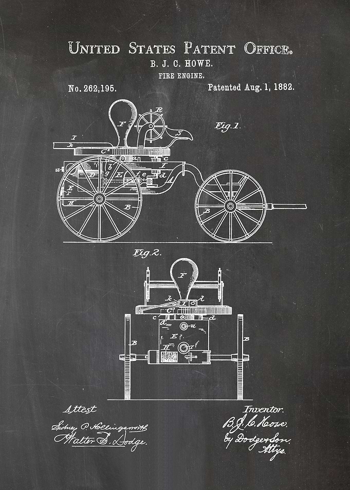 22 1882 Fire Engine Paten