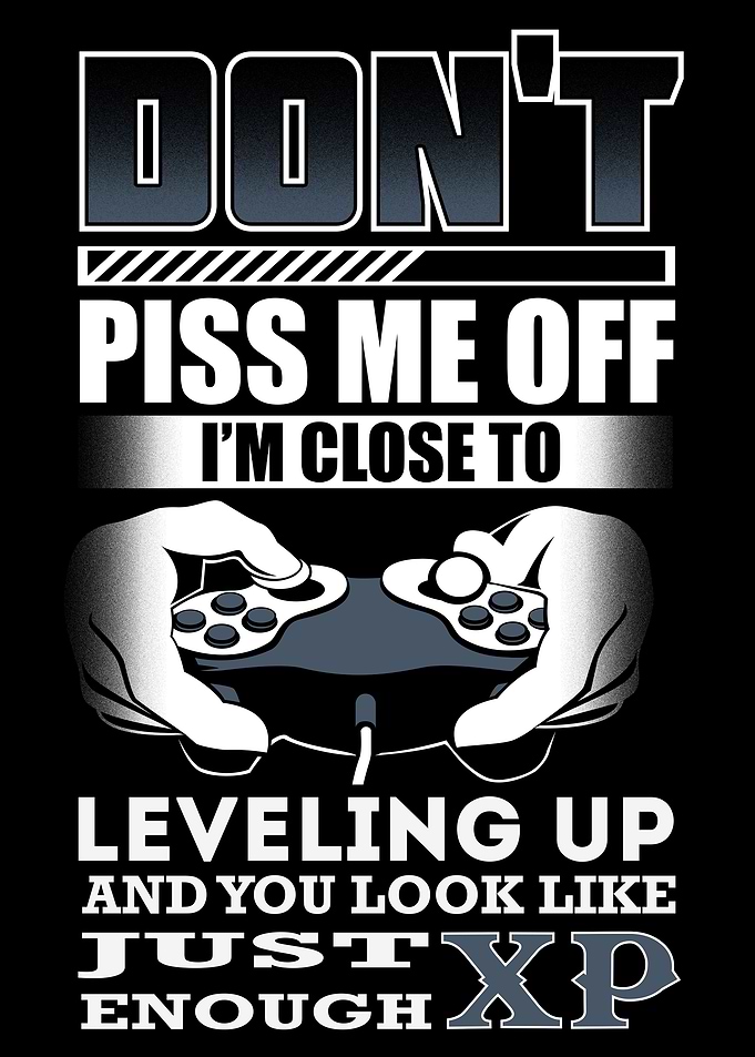Gaming Gamer Quote XP
