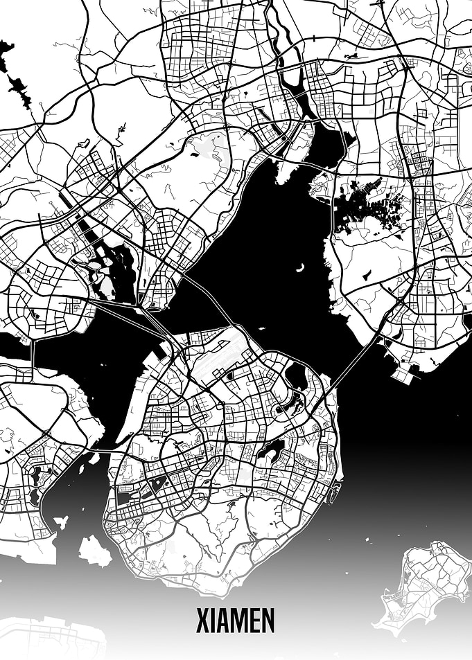Xiamen map