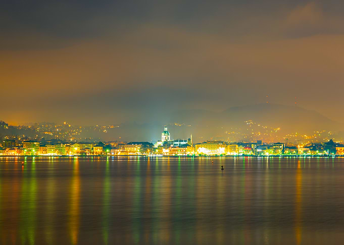 Walking by Lake Como