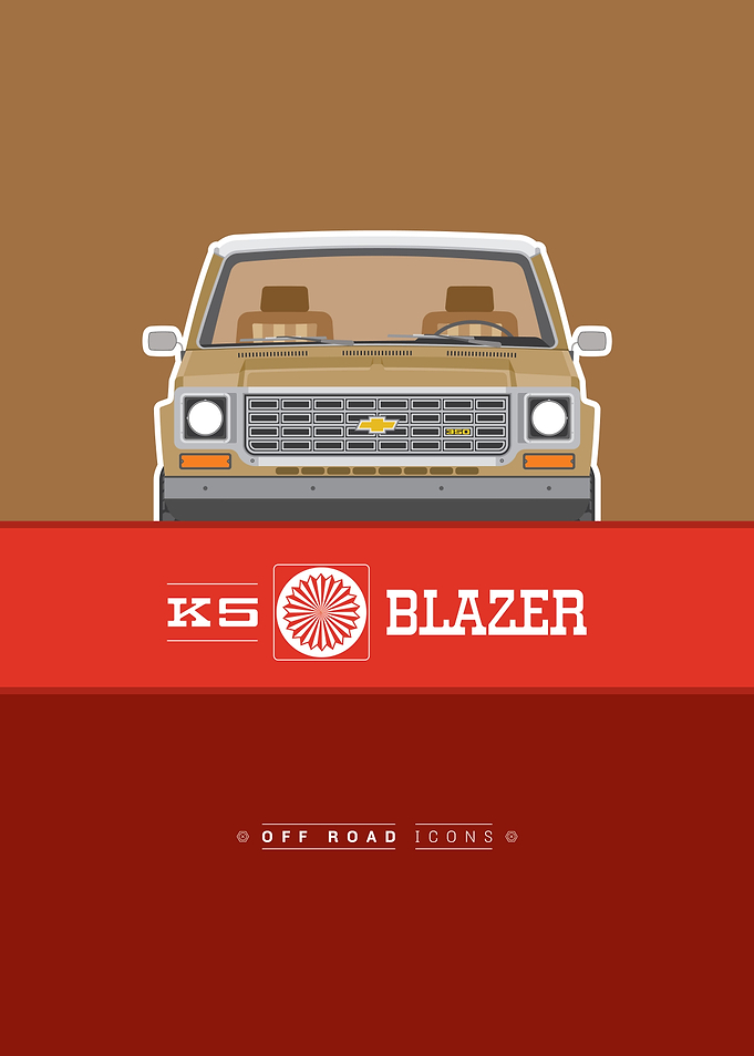 Blazer K5 brown red