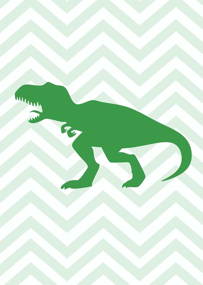 tyrannosaur rex minimalist