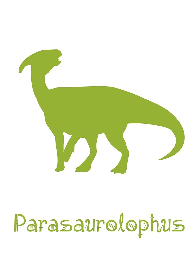 parasaurolophus silhouette