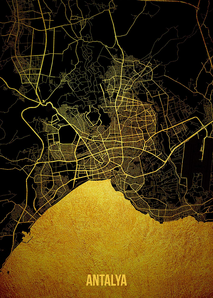 Antalya gold map