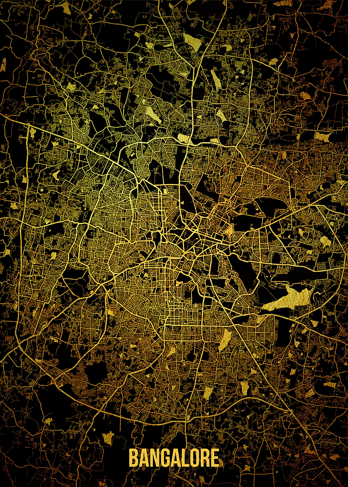 Bangalore gold map