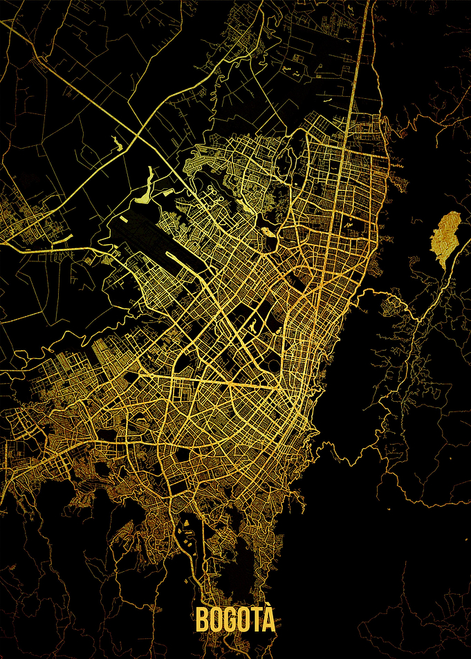 Bogota gold map