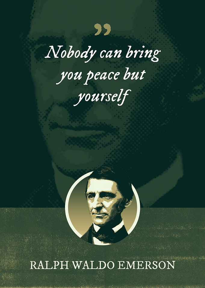 Nobody can bring you peace