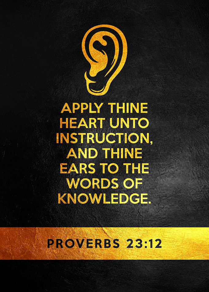 Proverbs 23 12