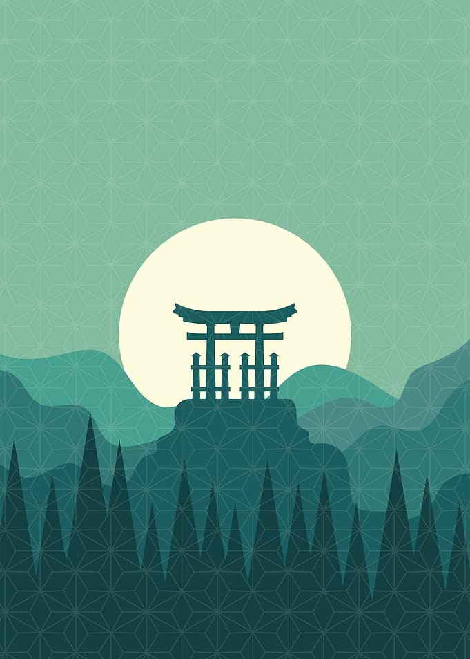 Sunrise on Torii Gate
