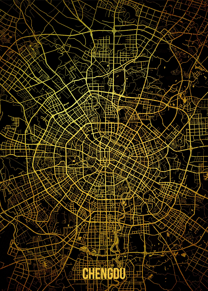 Chengdu gold map