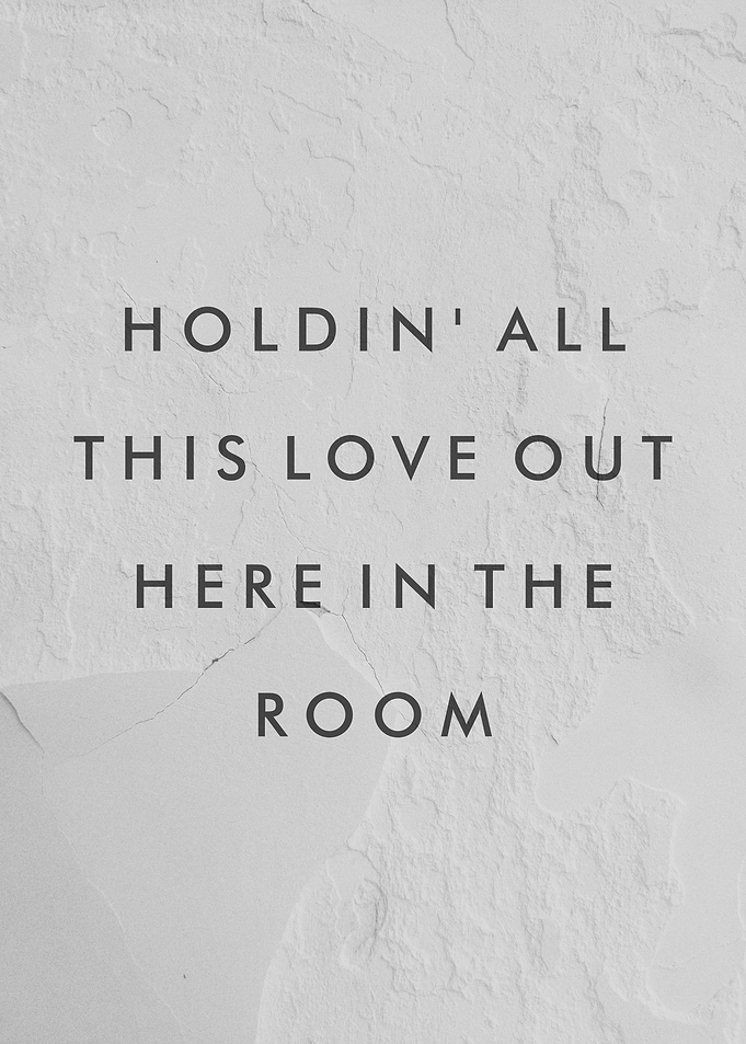Holdin all this love