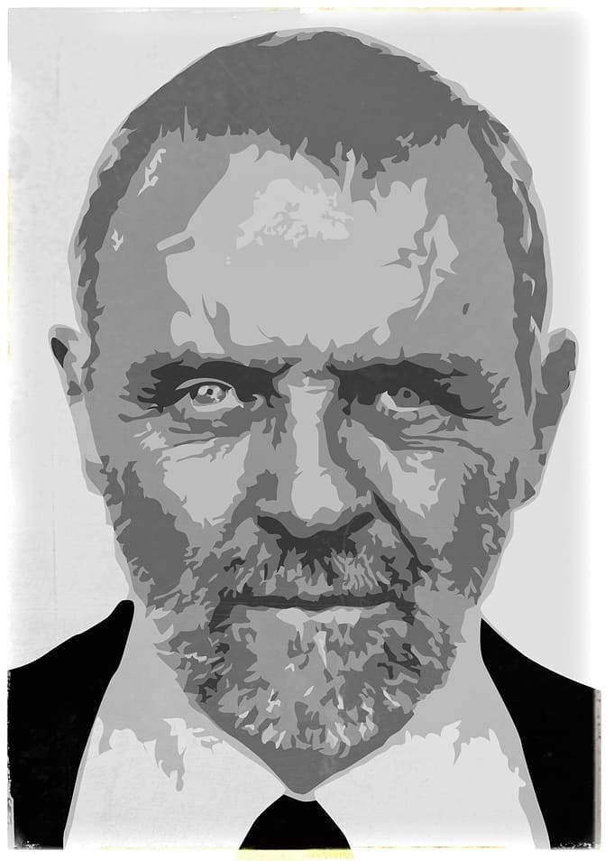 Anthony Hopkins portrait