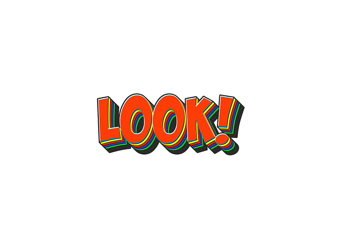 Look 70s sticker