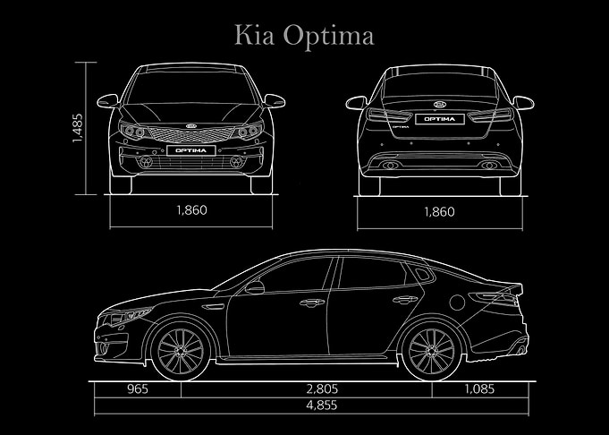 Kia Optima 2017 Blueprint