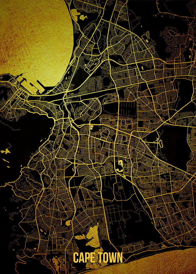 Cape Town gold map