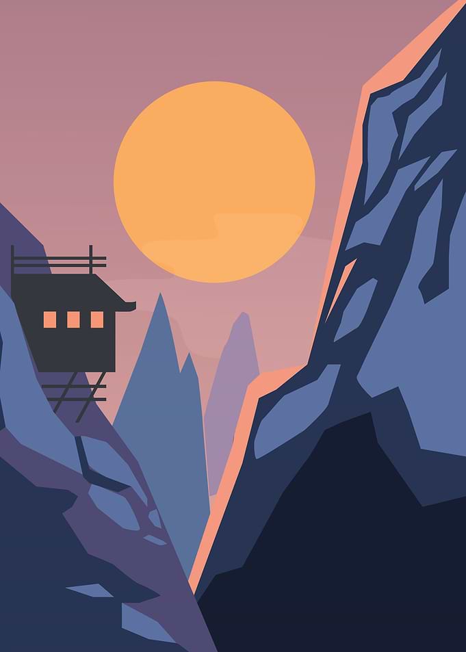 Japan Sunset Ridge