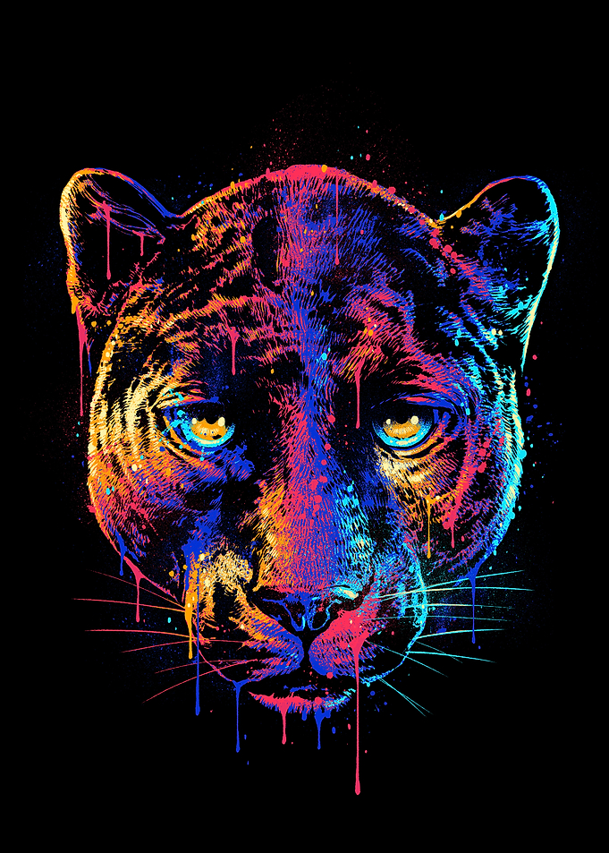 Colorful Panther