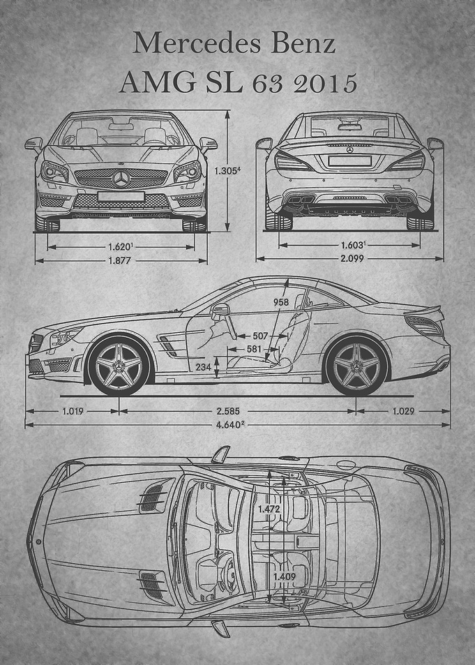 Mercedes Benz AMG gray