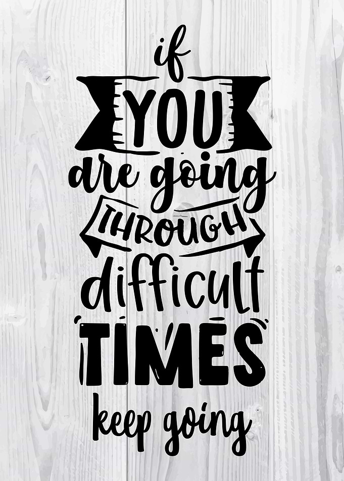 If you are going through d